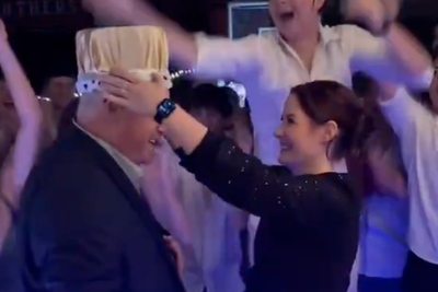 Hero principal who tackled school shooter is crowned prom king