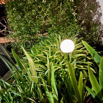 IKEA's stylish yet subtle solar lights gave my garden borders a glow up – they've made my front garden feel welcoming again