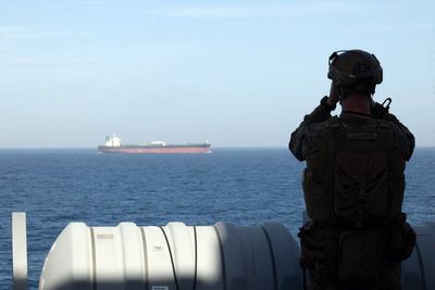 Trump says U.S. Marines have seized Iranian ship and says it tried to evade blockade