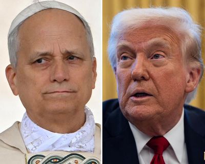 ‘We’re Catholic first’: Sunday mass attenders weigh in on Trump’s feud with Pope Leo