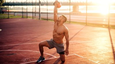 Yes, you can build strength and muscle with kettlebells — and this killer 3-move workout proves it