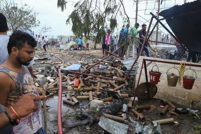 At least 25 dead in powerful explosion at fireworks factory in southern India