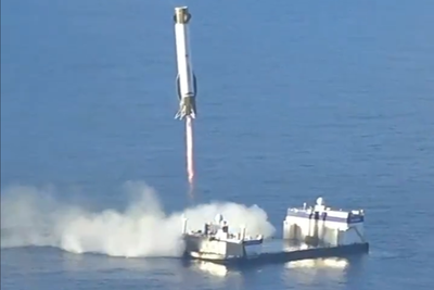 Blue Origin loses satellite in setback for Jeff Bezos’s moon rocket