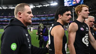 Carlton's Elijah Hollands admitted to hospital