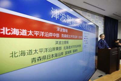 Powerful 7.5-magnitude earthquake strikes off Japan, tsunami alert issued