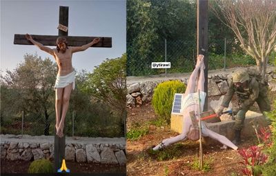 Is Insulting Christ the New Norm? Palestinians Slam Israeli Soldier Smashing Jesus Statue in Lebanon