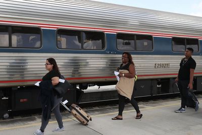 Amtrak announces cancelations and route changes as wildfire disrupts train service