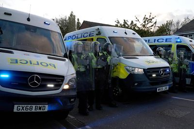 Four arrested as protest over alleged rape turns violent