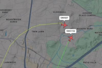Near mid-air collision between Southwest Airlines planes narrowly averted above Nashville