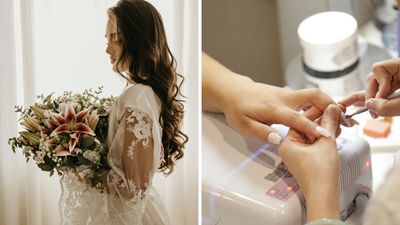 Bride does her nails at 2:30pm on her wedding day. Now ‘Type B’ brides are speaking out: ‘I doordashed my veil from Spirit Halloween an hour before’