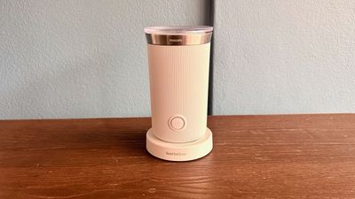 I used the Philips Baristina Milk Frother for two weeks and found it produced consistently thick foam, even from non-dairy milks — but it’s too thick for latte art