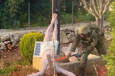 IDF soldier jailed for smashing Jesus statue with an axe in Lebanon