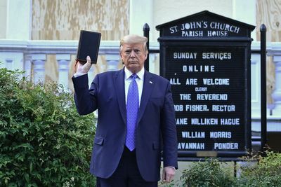 Trump to read Bible passage at event one week after posting AI image of himself as Jesus