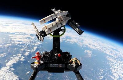 Project Hail Mary LEGO set launched into space