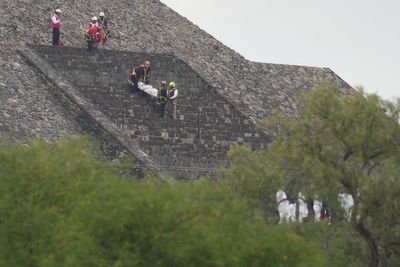 Mexico's famous Teotihuacan pyramids are closed after gunman opens fire on tourists