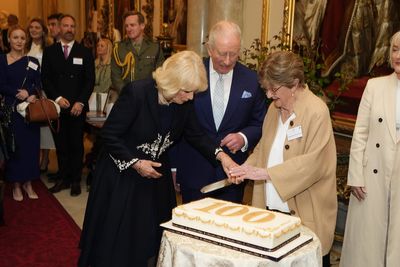King joins centenarians for special celebration to mark life of his mother