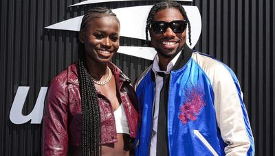 Fans slam track star Noah Lyles for reaction to his bride’s wedding dress