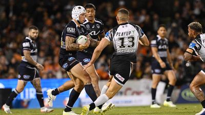 'Standing on a nail': Riki turns superhero in headgear