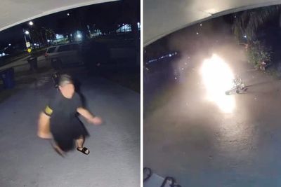 Electric wheelchair bought at a thrift store explodes after woman drags it out of her home