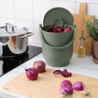 IKEA’s £5 food waste bin makes following new recycling rules easy and stylish – this odour-proof bin is also perfect for tiny spaces