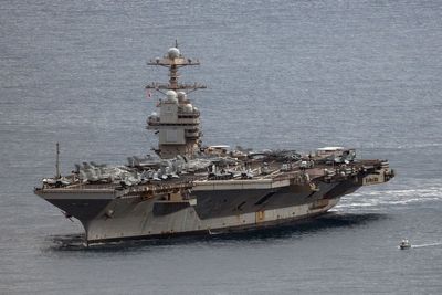 Navy weighing future of its Ford-class warships after repeated Trump complaints