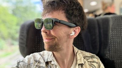 I was saved from train delays by the Viture Beast — these AR glasses made a 4-hour trip fly by