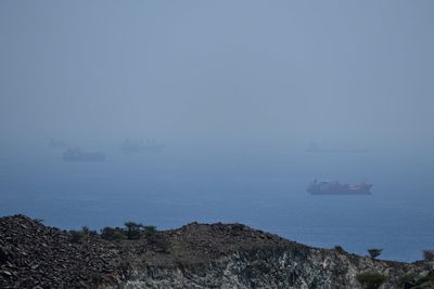 Ships fired upon as Iran claims it is ‘lawfully enforcing’ control over Strait of Hormuz