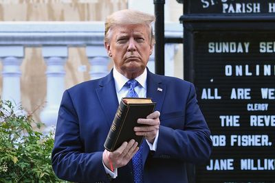 Donald Trump sparks fresh religious row with Bible-reading stunt