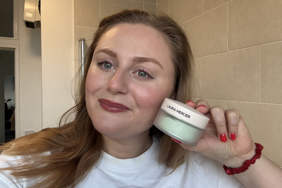 I have rosacea and this green setting powder worked like a “real-life filter”