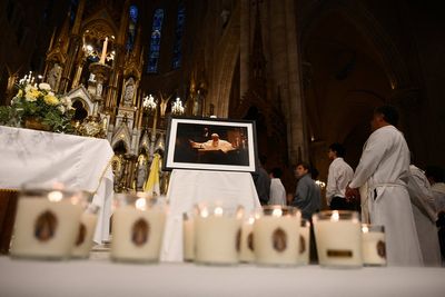 Pope Leo honours Pope Francis on the first anniversary of his death