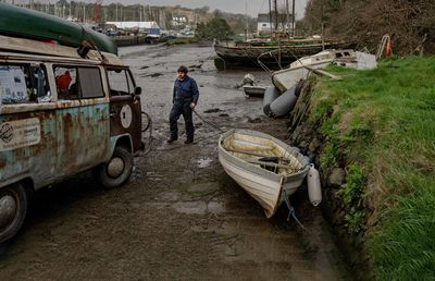 Stern warning: one man’s mission to clear the rotting boats poisoning Cornwall’s creeks
