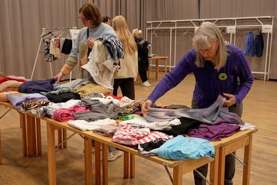 Sweden's secondhand clothing swaps offer a trendy way to cut environmental waste