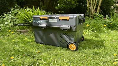 BougeRV CRD2 40L review: A budget dual-zone camping fridge freezer that rolls with you