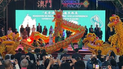 Lions, mascots and robots: Macao displays its charms to captivate audiences in Madrid