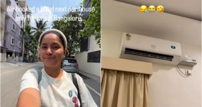 “Ab nahi ho raha AC ke bina”: Woman’s hotel stay to beat Bengaluru heat goes viral