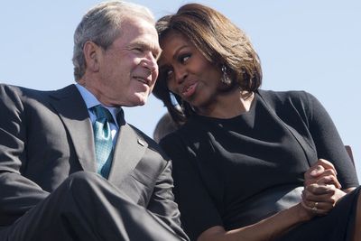 George W. Bush learned what trending online meant after viral moment with Michelle Obama