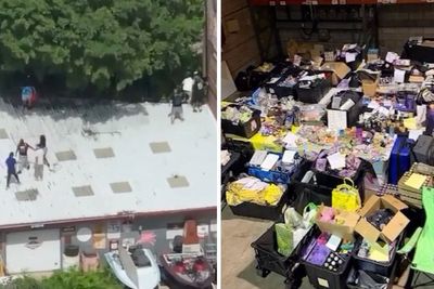 People flee across roof as police swoop on marijuana ‘pop-up event’ in Atlanta with 40 arrests