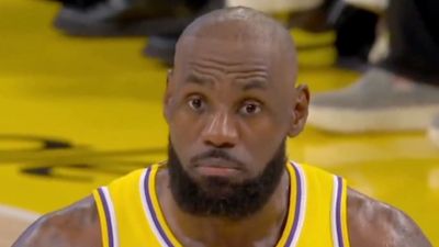 LeBron James’s Face Became a Meme During Game 1. After Game 2, He Explained the Special Meaning Behind It.