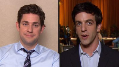 I Didn't Have An Office Reunion On My Devil Wears Prada Bingo Card, But See John Krasinski And B.J. Novak Hug It Out