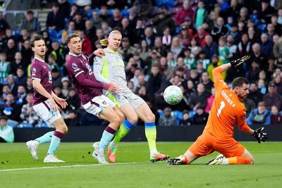 Haaland steers Manchester City to top of table and condemns Burnley to drop