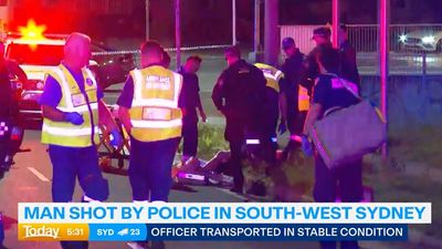 Police under fire as officer rammed, another attacked