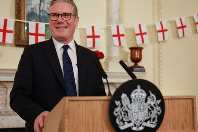 Starmer warns against division as he marks St George’s Day at Downing Street
