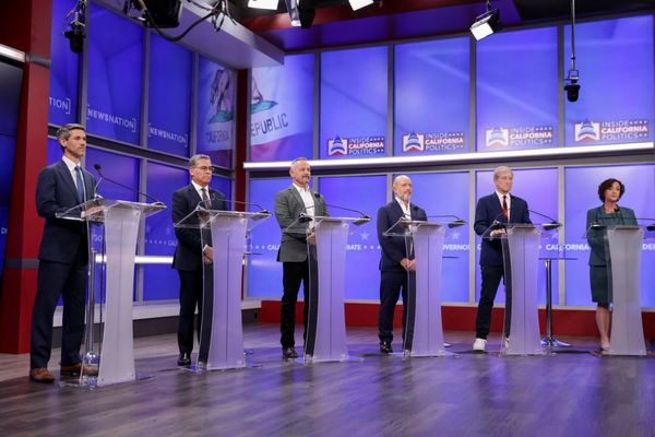 Leading California governor candidates spar in first debate as topsy-turvy race heats up