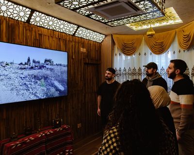 ‘We’re attached to this land like a tree is rooted in soil’: unexpectedly timely exhibition speaks up for the people of south Lebanon