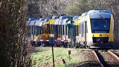 Two trains collide head-on in Denmark, leaving multiple injured