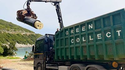 ‘Abandoned fish farms everywhere’: Greek island grapples with debris polluting the Ionian Sea