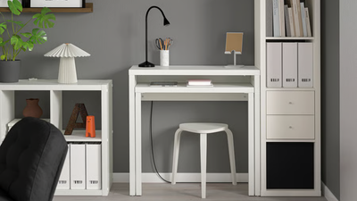 The Versatile IKEA Desk That Keeps Your WFH Setup From Taking Over Your Room