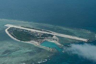 Taiwanese minister makes rare visit to contested island in South China Sea