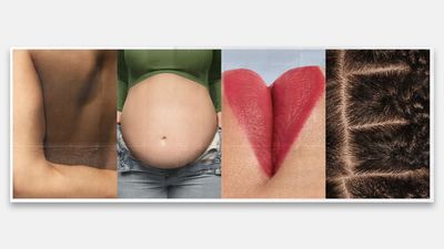 Ever wondered what a font made of body parts looks like?
