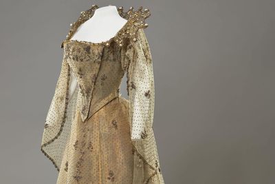 Queen Alexandra’s gold coronation gown the star in new exhibition on ‘glamour’ of Edwardian era